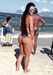 This time the ebony booty