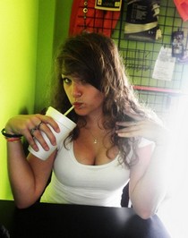 Perfect natural tits of