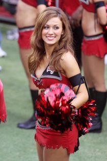 Teen Blonde Cheerleader In