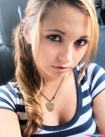 Charming brunette from